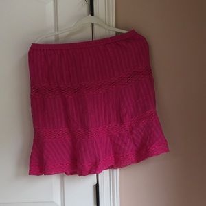 Pink skirt size medium brand solitaire girls